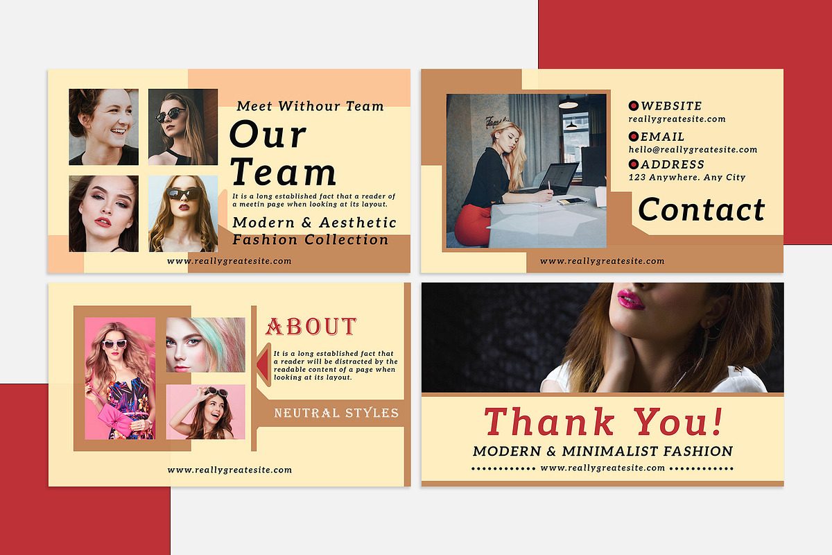 Neutral Fashion Presentation Bundle, a Presentation Template by MNT-Creator (Photo 4 of 4)