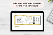 Boarding Pass for Valentine's Day, a Card Template by YasdeyDesigns (Thumbnail 6 of 9)