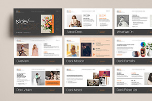Slide Deck Presentation Template, a Presentation Template by MightyDesign