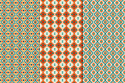 Blue Orange Southwestern Patterns, a Pattern Graphic by Melissa Held Designs (Thumbnail 3 of 4)