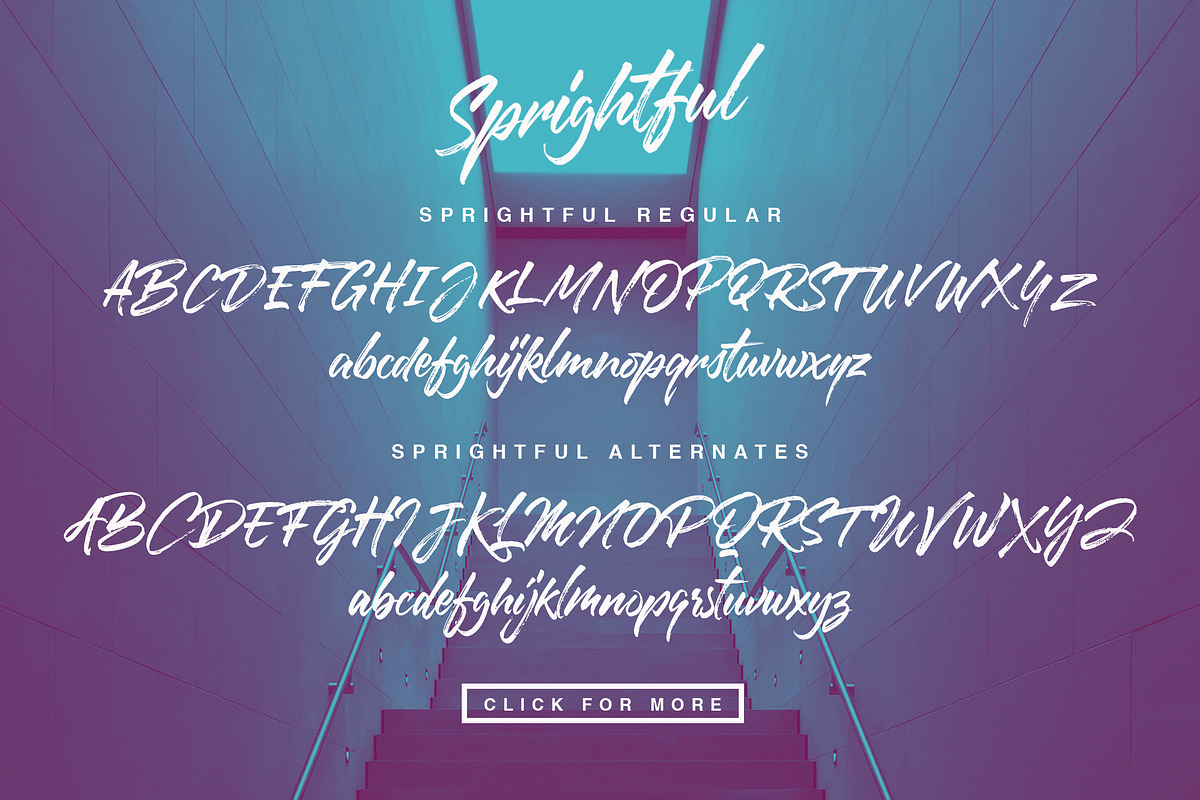 Sprightful Font, a Script Font by Get Studio (Photo 12 of 12)