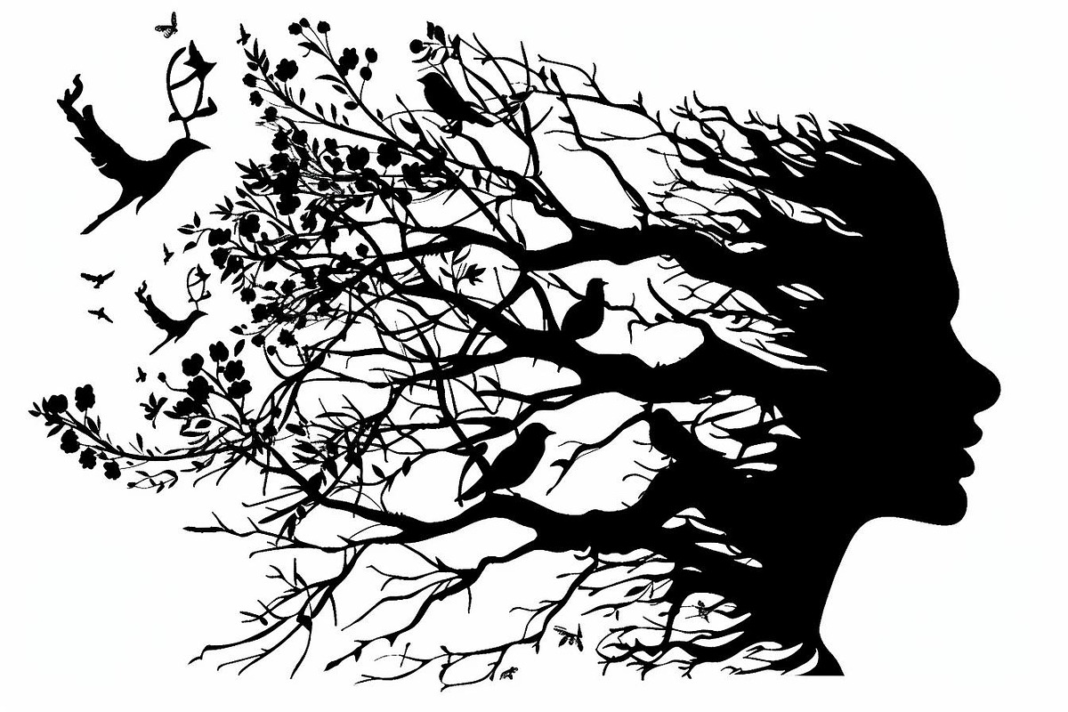 Nature Face Vector Collection, an Illustration by BIPLOB EXPERT (Photo 7 of 9)