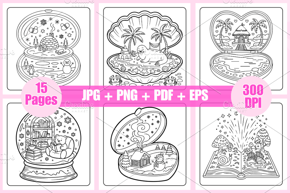 Pocket Word Coloring Book, a Decorative Illustration by Coco Bloom (Photo 2 of 3)