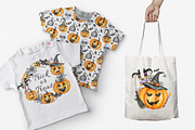Watercolor HALLOWEEN clipart, an Object Graphic by svetlanaARTdreams (Thumbnail 6 of 11)