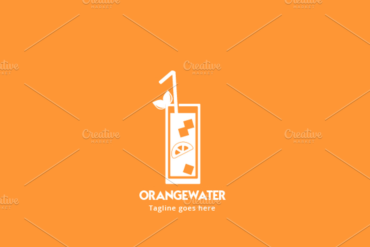 Orange Water, a Branding & Logo Template by da_only_aan (Photo 2 of 2)