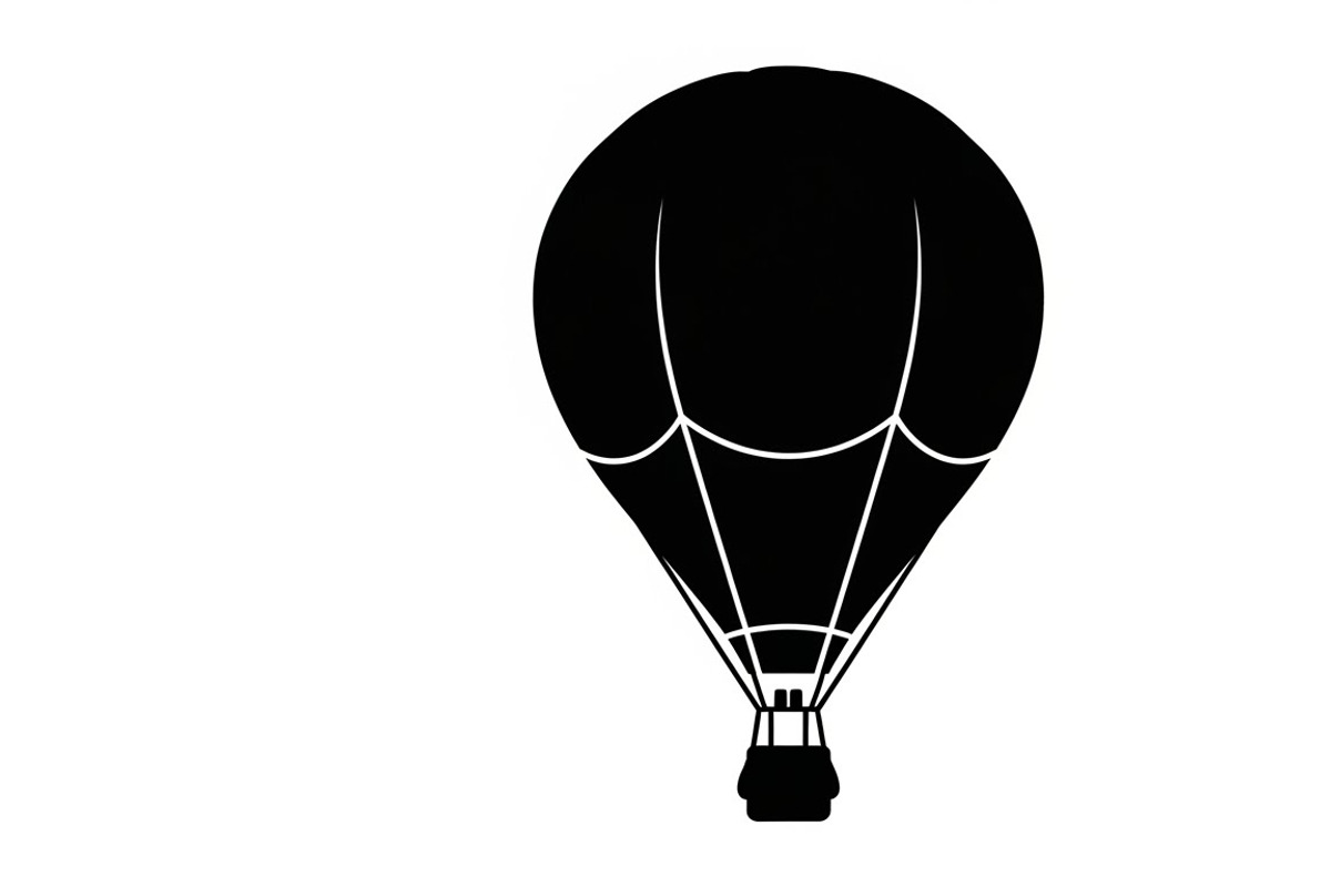 hot air balloon silhouettes, an Illustration by Amazin_art (Photo 3 of 31)