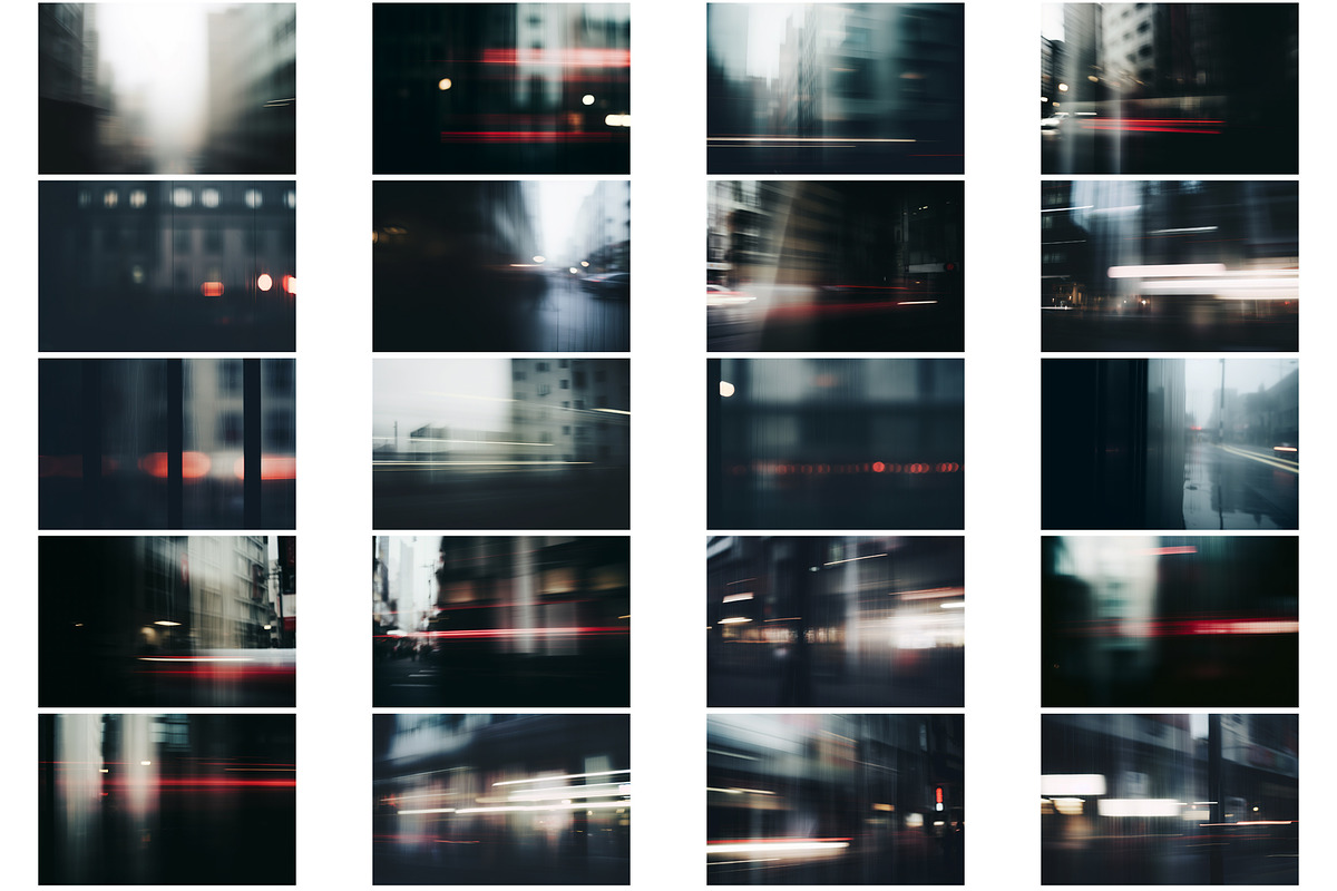 Metropolis - 40 Gloomy Cityscapes, a Background Graphic by andromida (Photo 2 of 3)