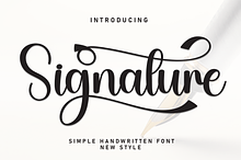 Signature | Script Font
