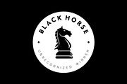 Black Horse Chess, a Branding & Logo Template by Atlantis X Nurman Arbai (Thumbnail 3 of 4)