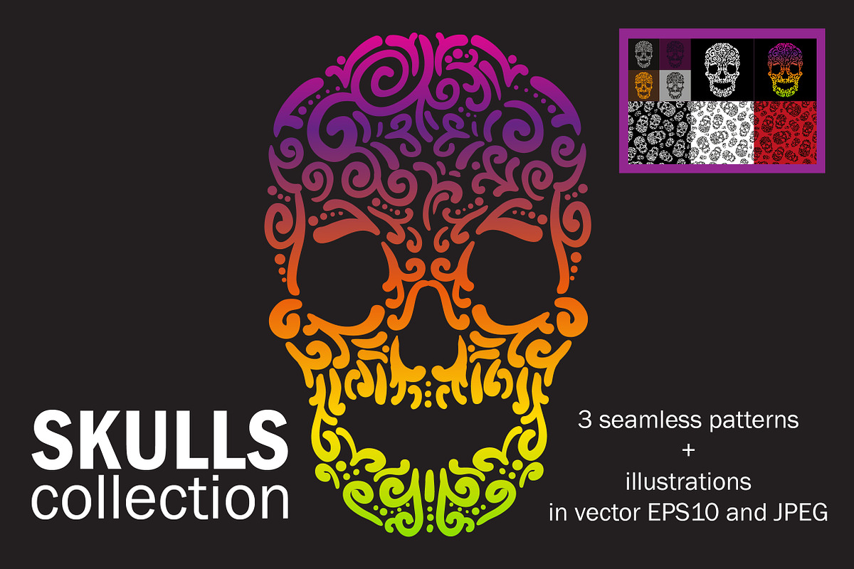 Skulls collection