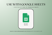 Simple Monthly Budget - Green, a Templates & Theme by The Creative Plans co (Thumbnail 10 of 10)