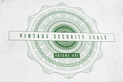 VINTAGE SECURITY SEALS, an Object Graphic by JIMMY BREEN (Thumbnail 1 of 3)