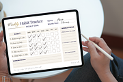 Weekly Habit Tracker Printable, a Stationery Template by AntDesignStudio (Thumbnail 5 of 6)