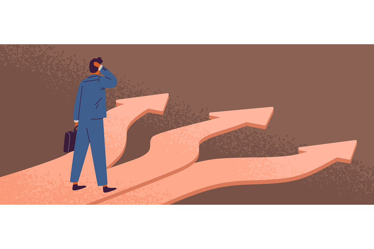 Work direction choice concept, a Work Illustration by Good Studio (Photo 1 of 3)