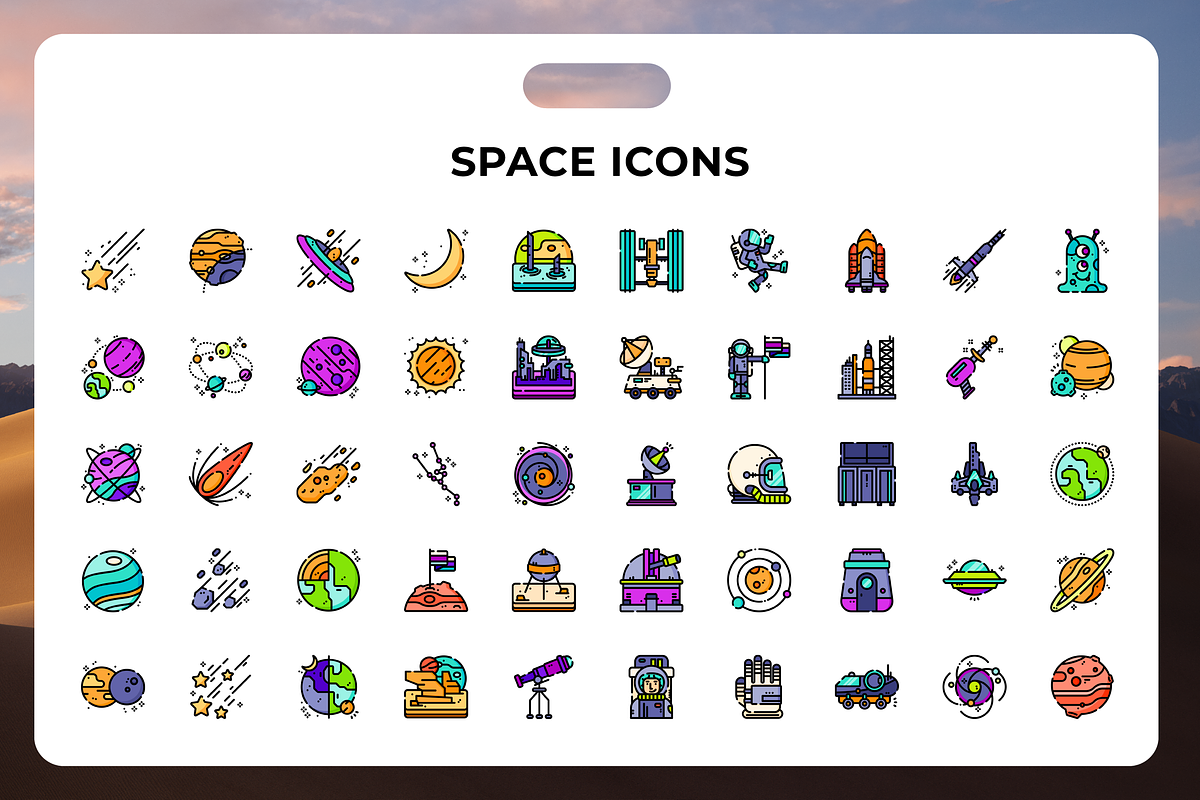 Space Icons, an Icon by Wencory