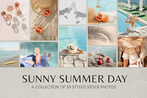 Sunny Summer Lifestyle Stock Bundle, a Photo by Oui Create Studio