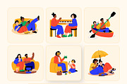 Family Illustration Art Set, a Person Illustration by Brickclay (Thumbnail 9 of 9)