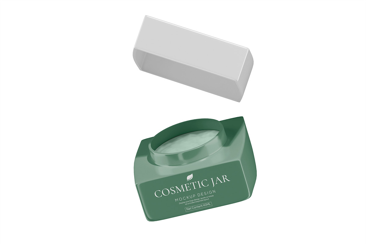 Cosmetic Jar Mockup, a Packaging Mockup by Permadi Creative (Photo 4 of 4)