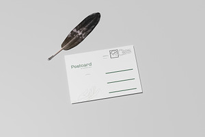 Minimalist Postcard Mockup