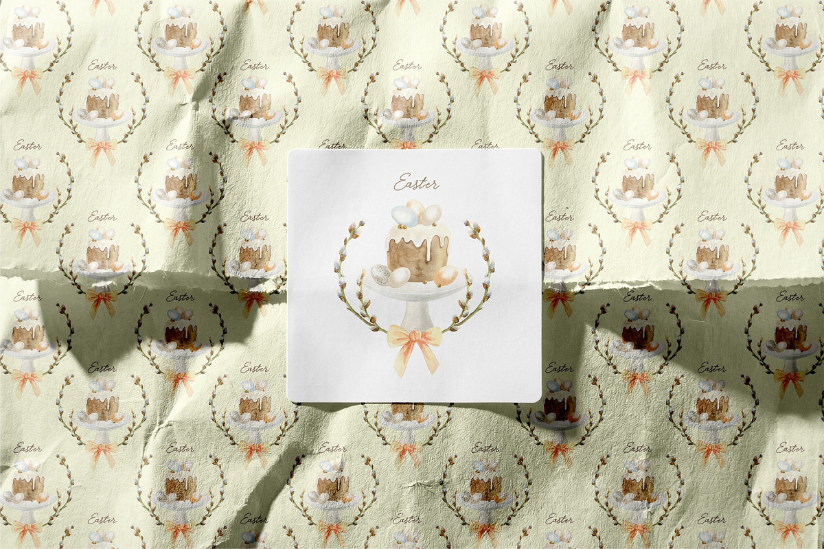 Whimsical Easter. Watercolor clipart, a Decorative Illustration by Farida Bik (Photo 14 of 14)