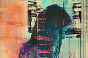 90 Glitch faces, a Person Illustration by Handmadefont (Thumbnail 93 of 94)