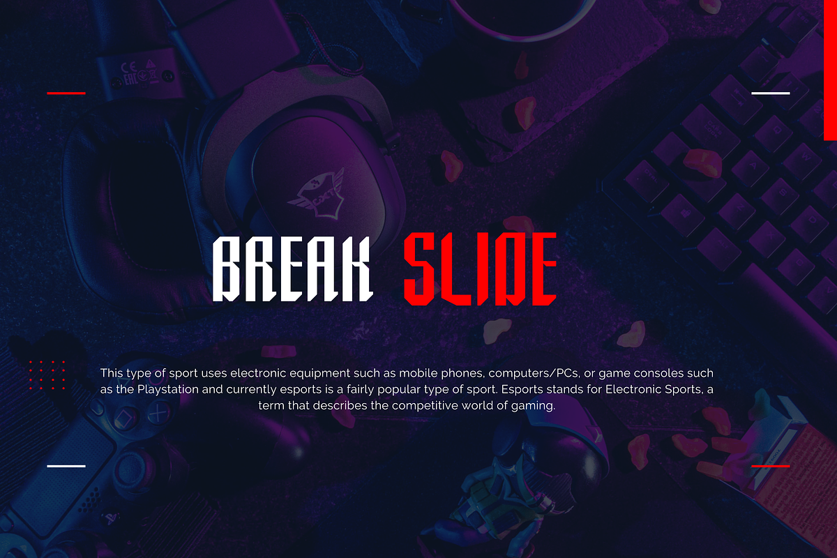ESparta Gaming Font OpenType TTF OTF, a Sans Serif Font by PaperMoon (Photo 3 of 3)
