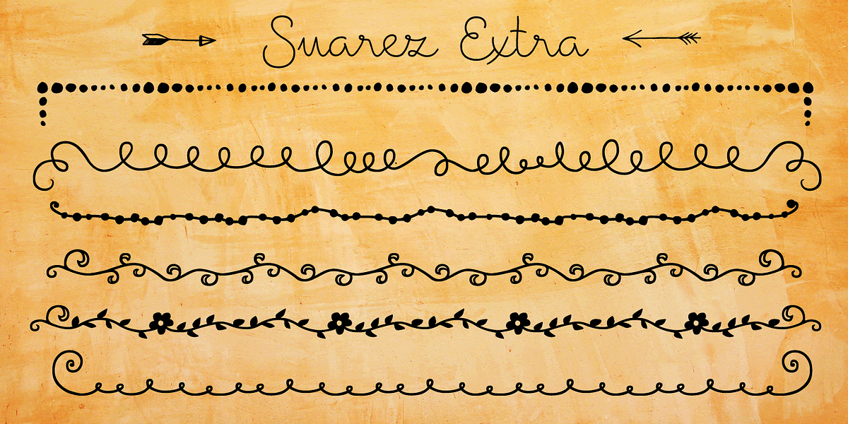 Suarez, a Handwritten Font by GRIN3 (Nowak) (Photo 4 of 6)