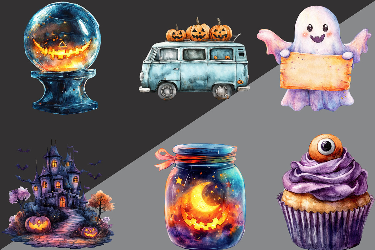 Happy Halloween Sublimation, an Illustration by Black Bird Studio (Photo 4 of 6)