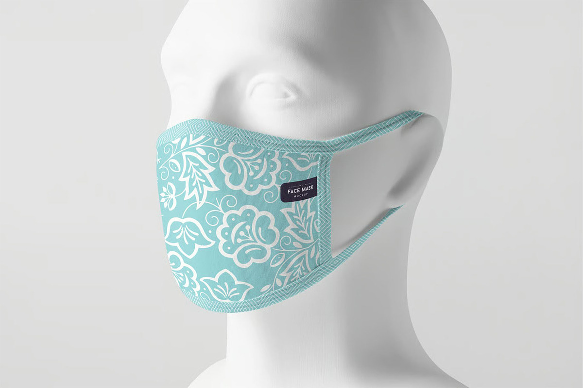 Face Mask Mock-up, a Mask Mockup by zippypixelstudio (Photo 10 of 16)