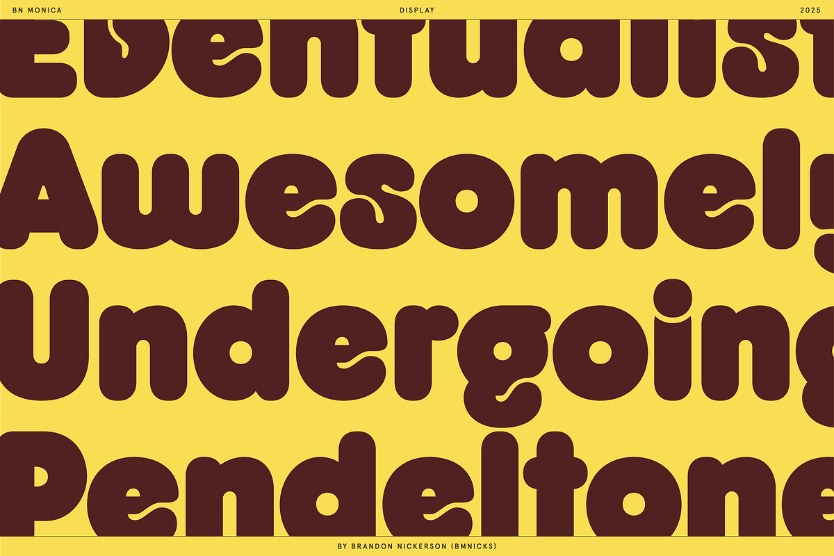 BN Monica Bold Sans Serif, a Sans Serif Font by Bnick (Photo 9 of 13)