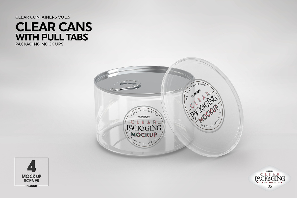 05 Clear Container Packaging Mockups, a Packaging Mockup by INCDesign (Photo 14 of 20)