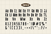 Gurma - Condensed Retro Sans, a Sans Serif Font by Pandeka Studio (Thumbnail 9 of 9)