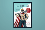 Labor Day Flyer, a Flyer Template by ashenterprise (Thumbnail 1 of 2)