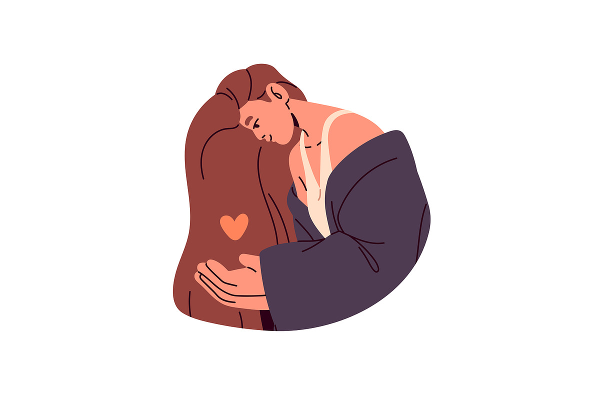 People with hearts, love concept set, a Person Illustration by PaperTrident (Photo 8 of 10)