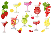 Collection Of Soft Drinks, a Food Illustration by artdemidova (Thumbnail 1 of 8)