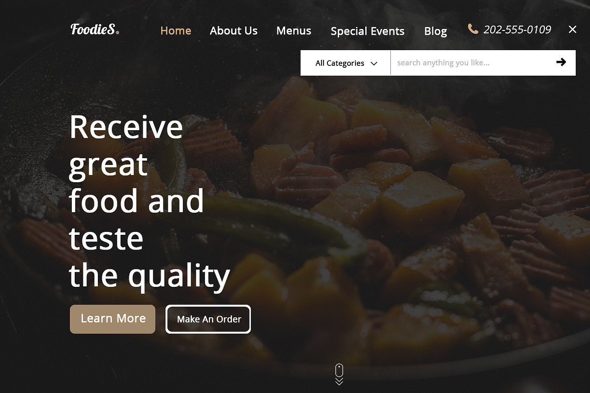 Foodies-Food&Restaurant PSD Template, a Websites & App Template by temRam (Photo 30 of 33)