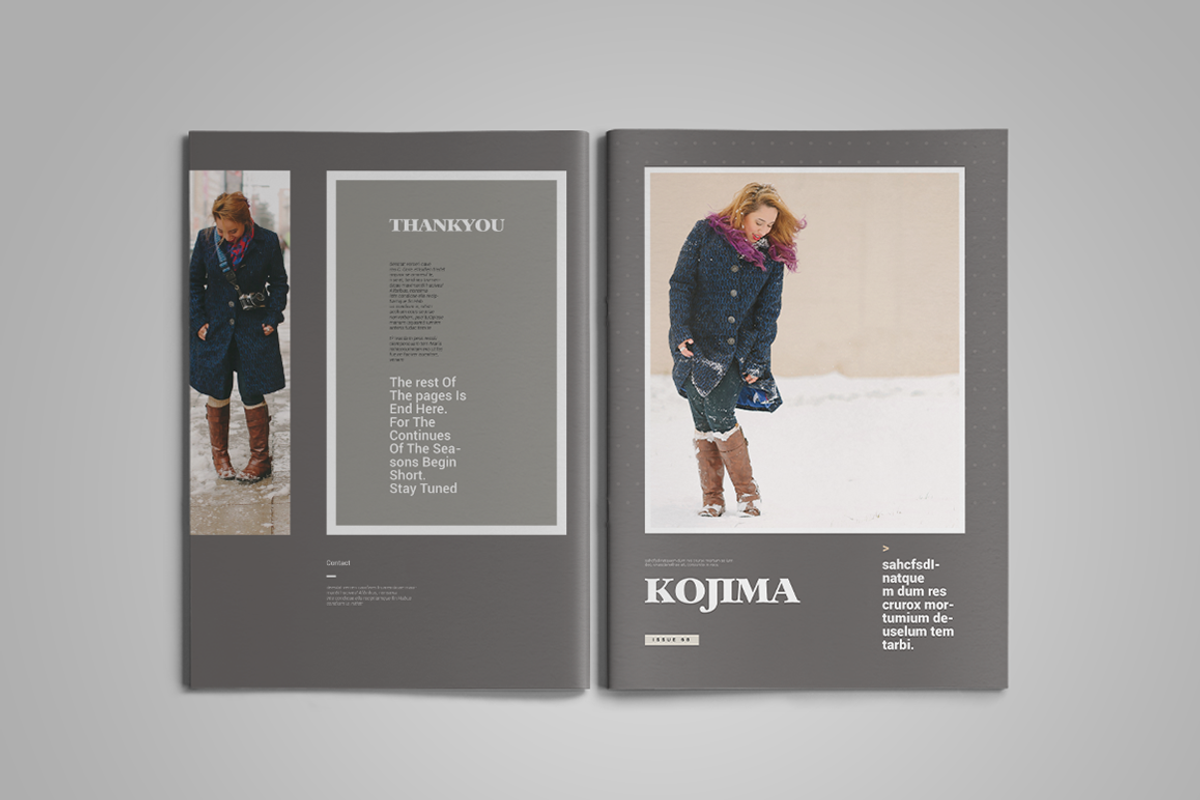 Kojima | Magazine Template, a Magazine Template by spidergraph (Photo 11 of 11)