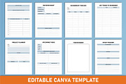 Nursing Student Planner Canva, a Stationery Template by Mustafiz (Thumbnail 3 of 4)
