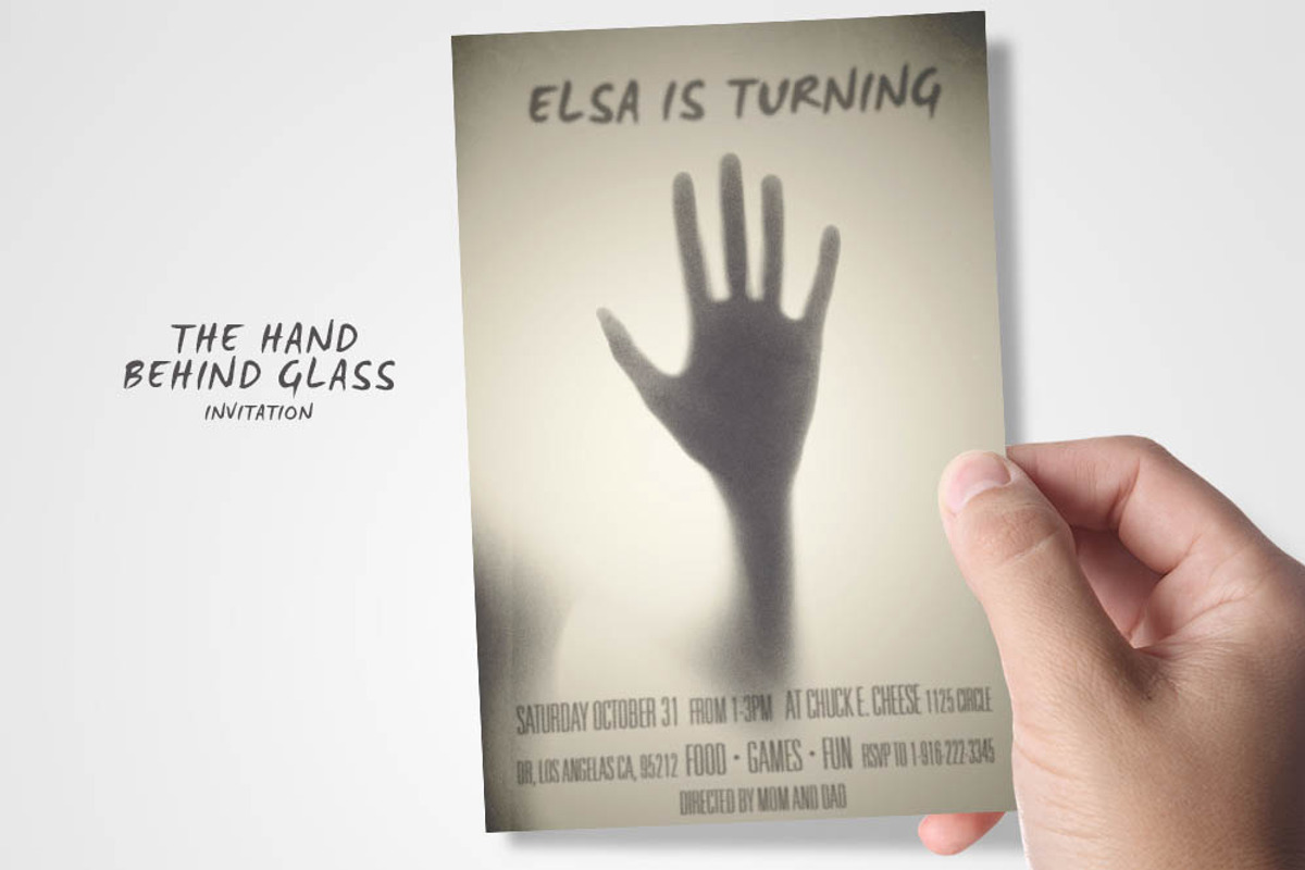 Scary Hand Kids Birthday Invitation, an Invitation Template by 1208designs (Photo 1 of 6)