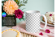 Mug Mockup with Sweets and Florals, a Product Mockup by MockupWizard (Thumbnail 4 of 5)