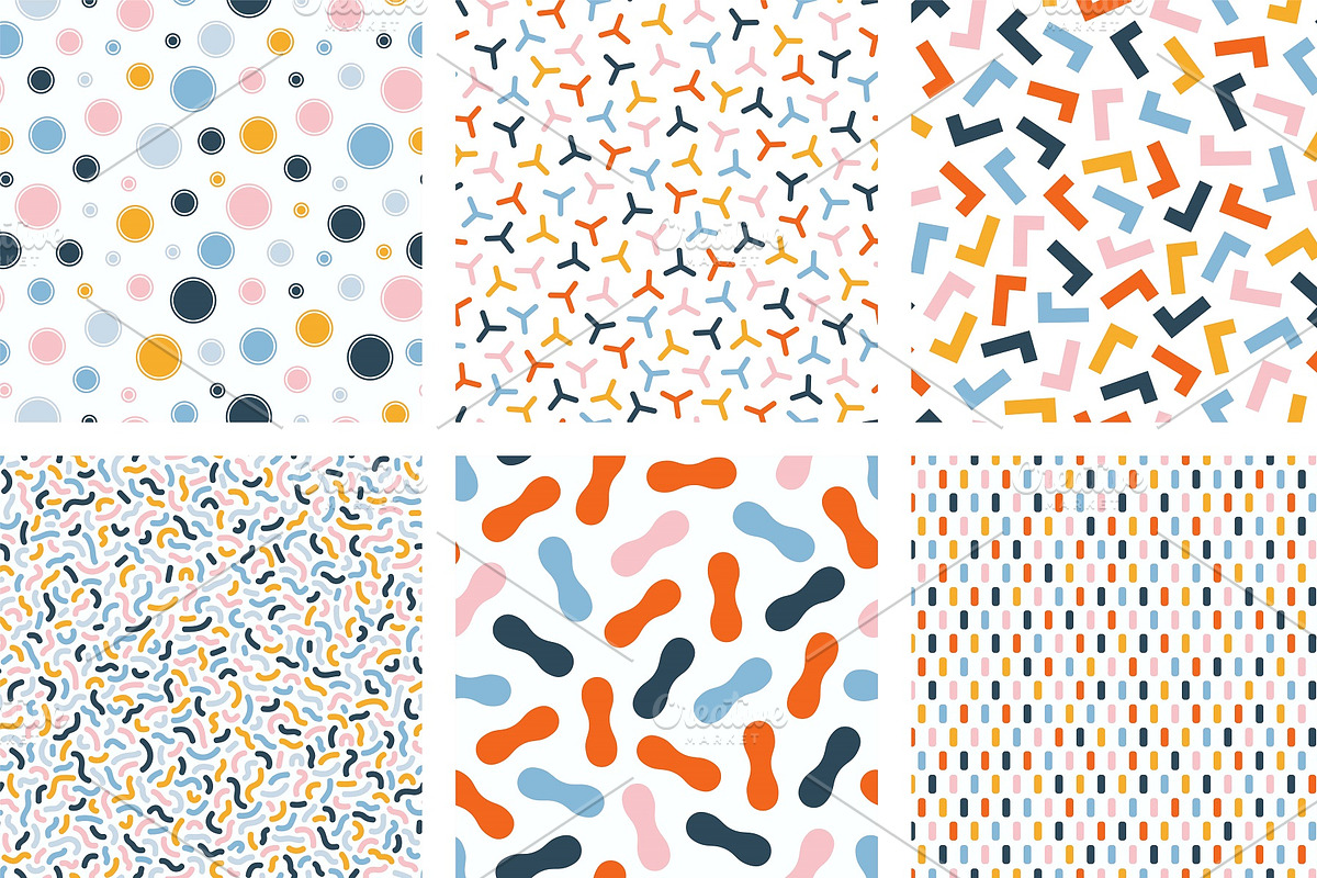 Color seamless bright funky patterns, a Pattern Graphic by ExpressShop (Photo 6 of 7)