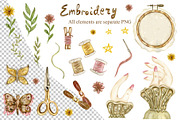 Needlework & Embroidery collection, an Illustration by KolibriDesign (Thumbnail 7 of 15)