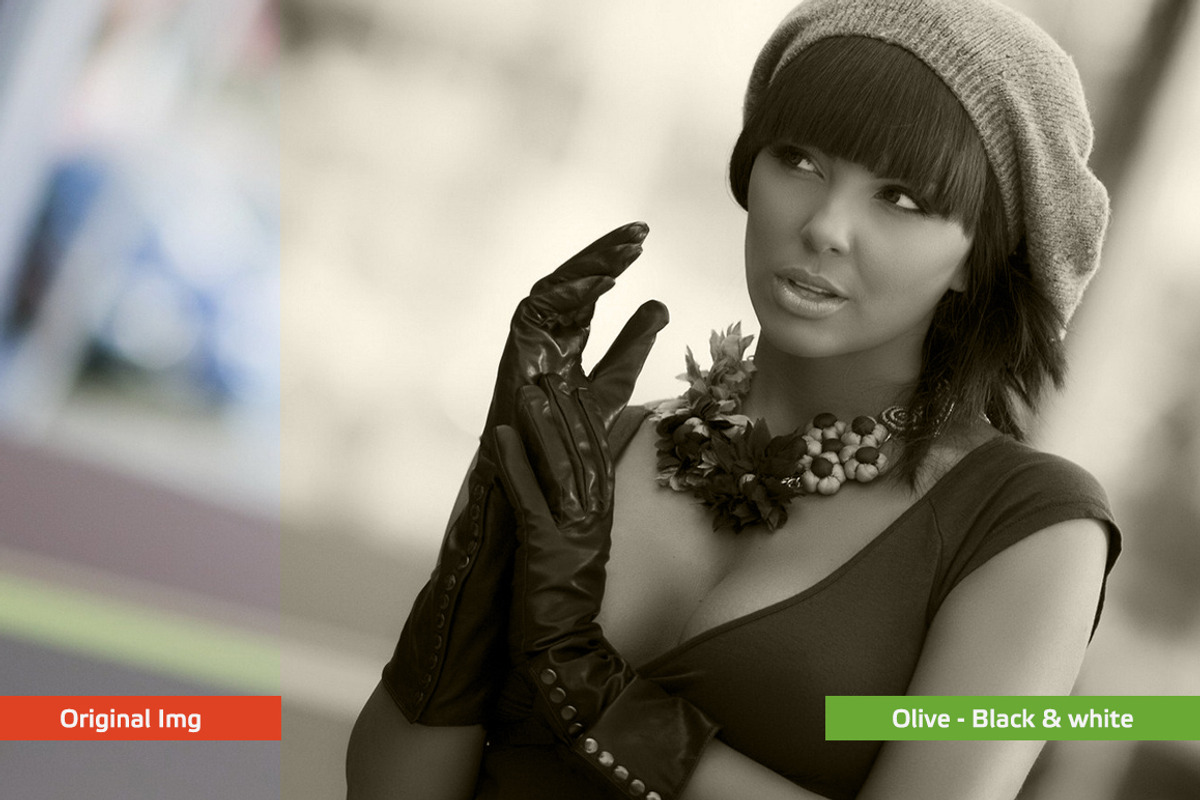 24 Black & White Photoshop Actions, an Action Add-On by Premium Adobe Add-Ons (Photo 10 of 11)