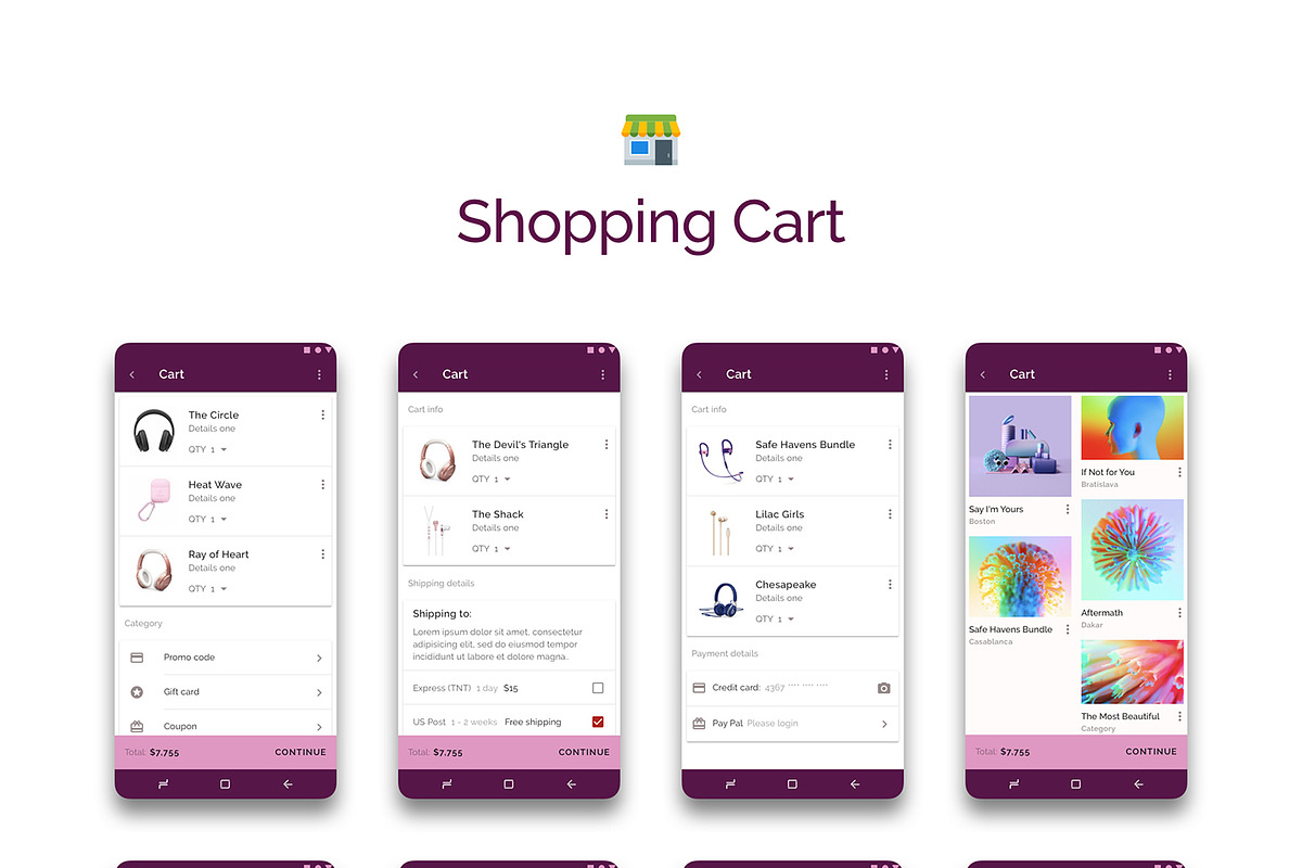 Prototype 86 - Template For Android, an UI Kit Template by App for Mobile & Website (Photo 19 of 28)