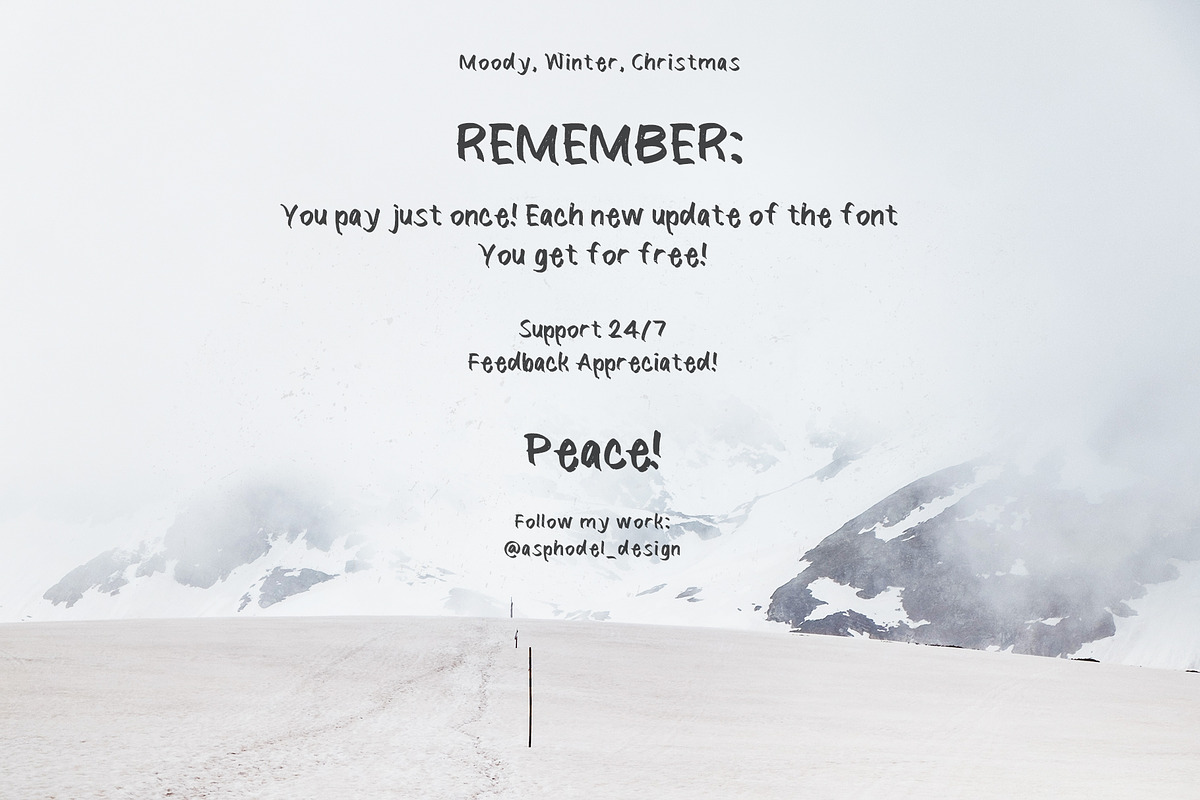 Stocking Suffer Calligraphy Font, a Script Font by n.A Studio (Photo 9 of 9)