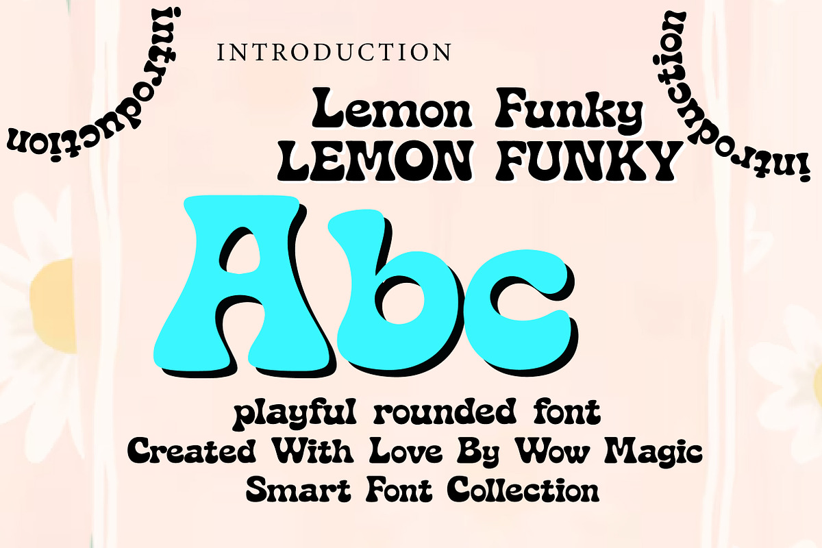 Lemon Funky, a Slab Serif Font by Wow Magic (Photo 2 of 3)