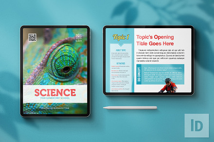 Science eTextbook, a Magazine Template by fisihsani