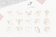 Geometric Bird Logos EPS & PNG, an Outline Icon by Pixejoo (Thumbnail 7 of 8)