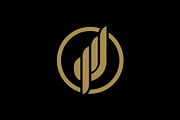 Monogram Letter JP PJ Logo, a Branding & Logo Template by Buqancreative (Thumbnail 4 of 4)