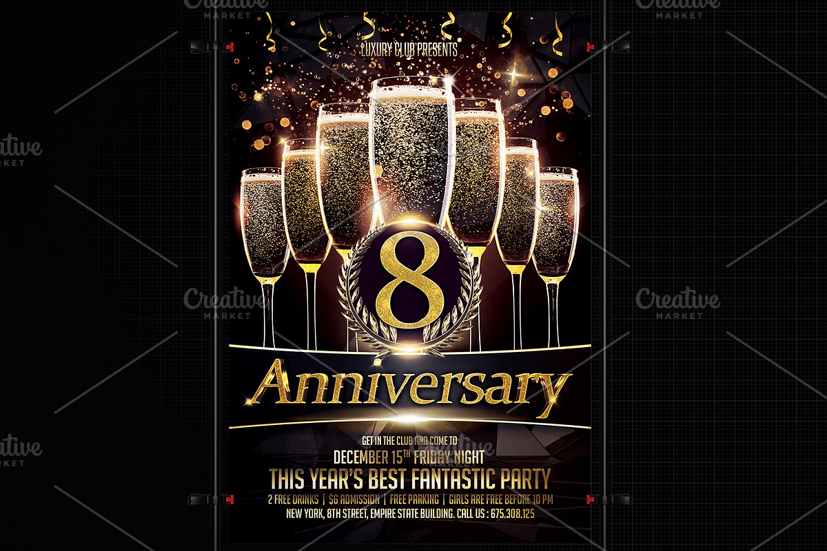 Anniversary Flyer, a Flyer Template by Basez Flyers (Photo 3 of 4)
